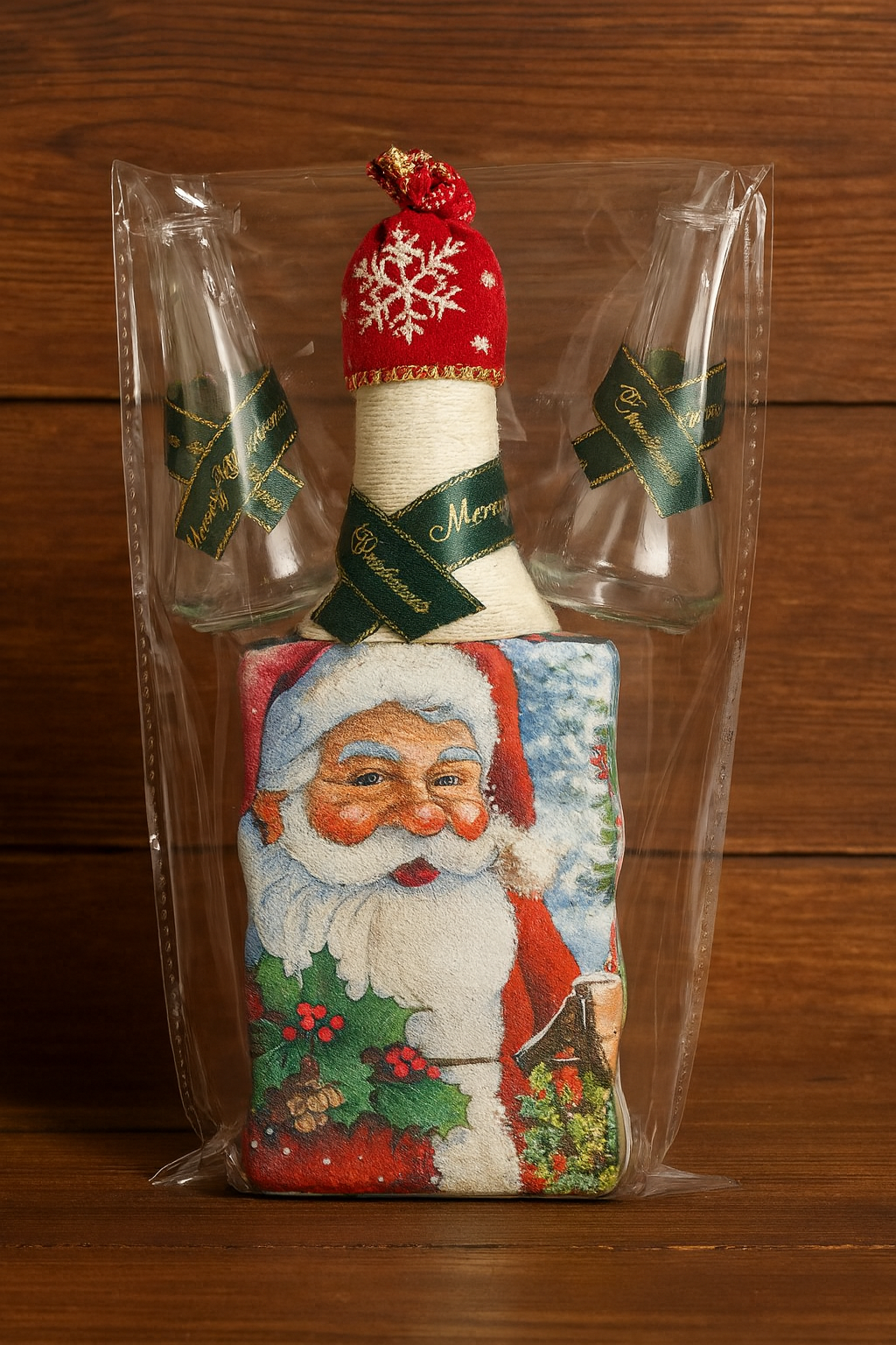 Sticle decorate de Sarbatori