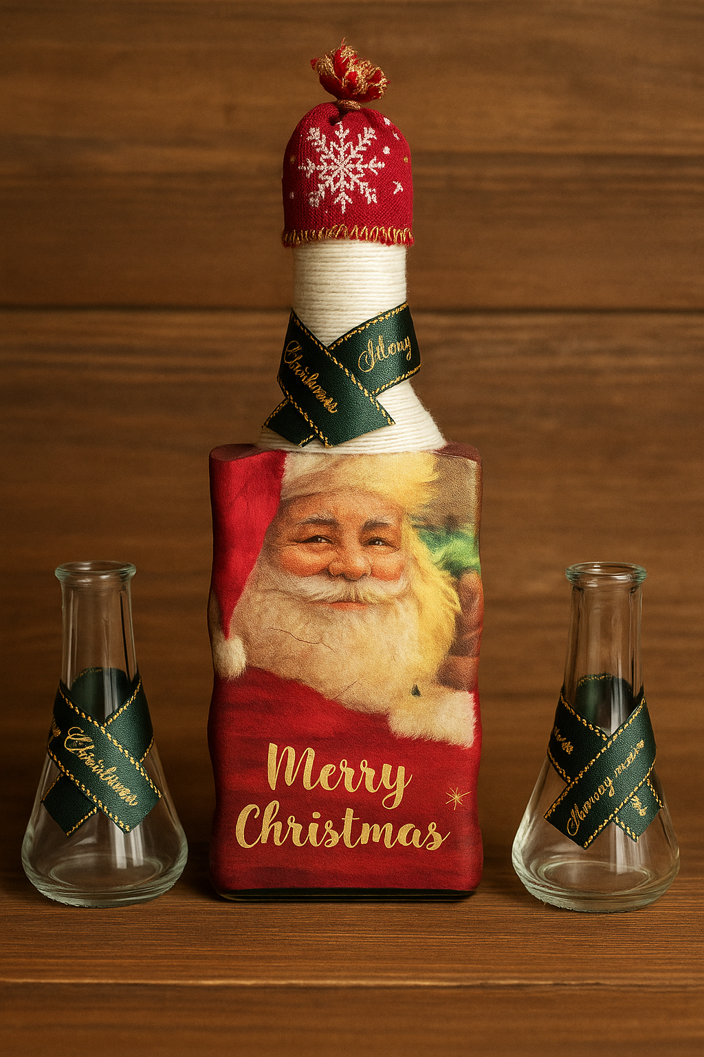 Sticle decorate de Sarbatori